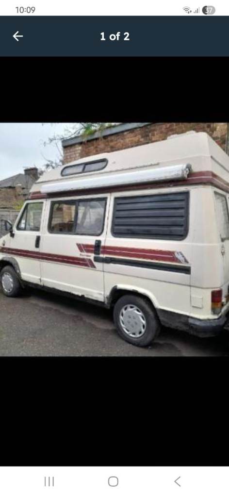 Breaking campervan 
