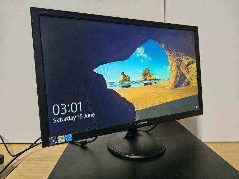 Hanns.G HSG1147 Monitor with VGA and DVI ports monitor for office school and home office use