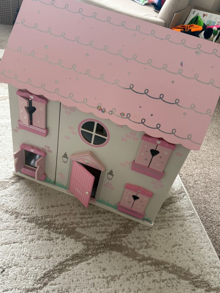 Large Doll house - with furniture 