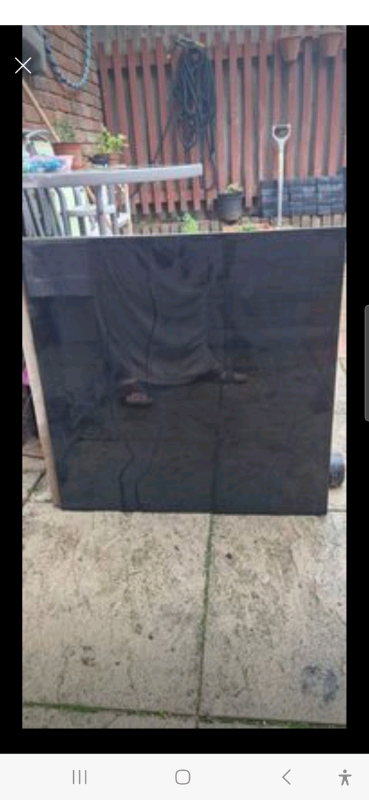 Black porcelaine Tiles 60cm/60cm 
