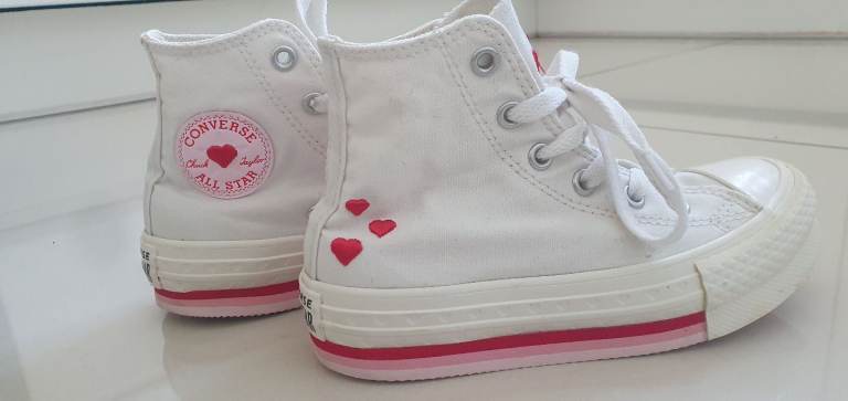 Girls Converse UK size 12