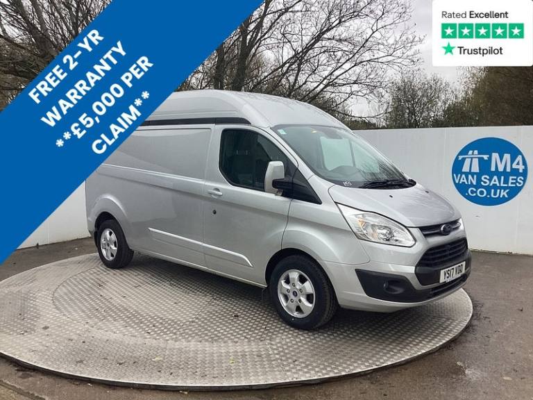 2017 Ford Transit Custom TDCi 290 Limited LWB H/R Euro 6 LWB Panel Van Diesel Manual