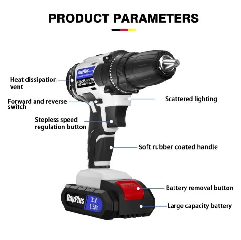 21v lithium Screw gun/drill set with X2 batteries 