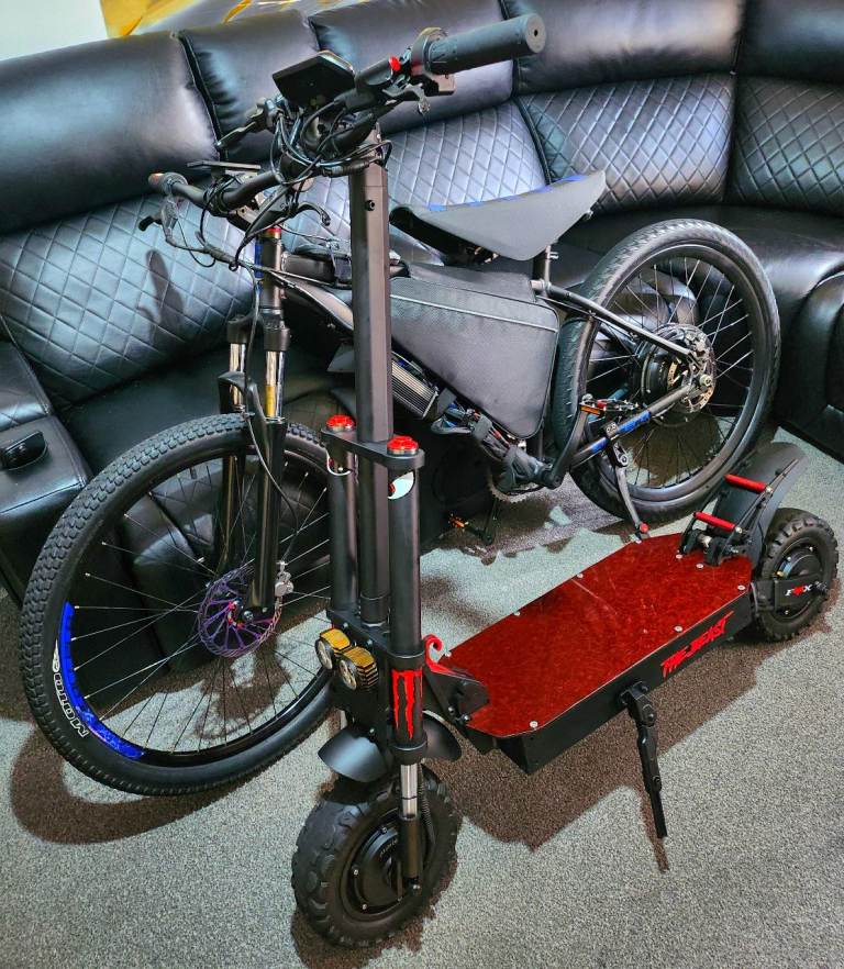 Electric scooter x electric bike 
