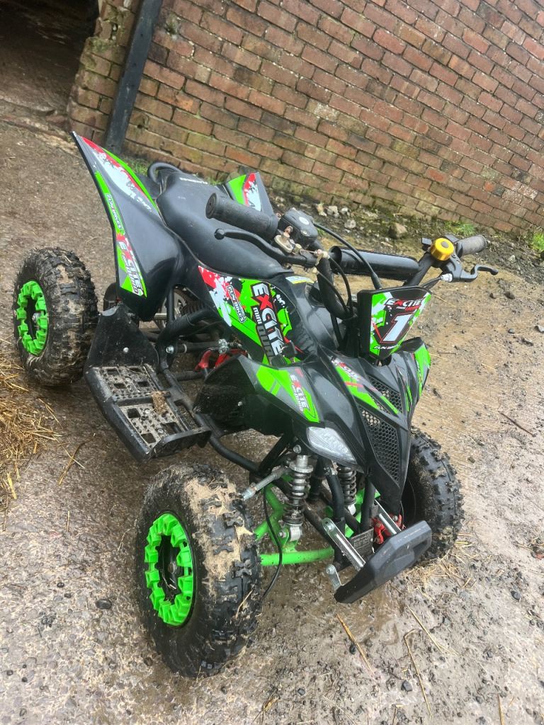 Excite 50cc Green & Black Children’s Quad