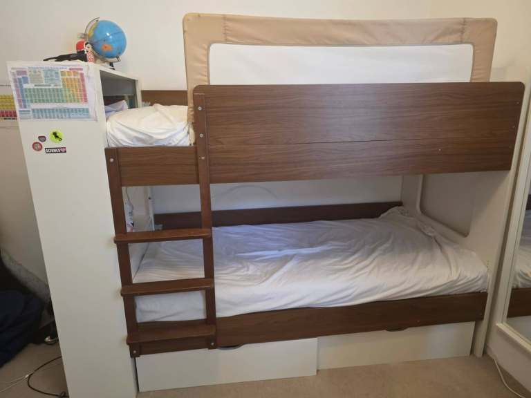 Aspace Coco Storage Bunk bed with mattresses
