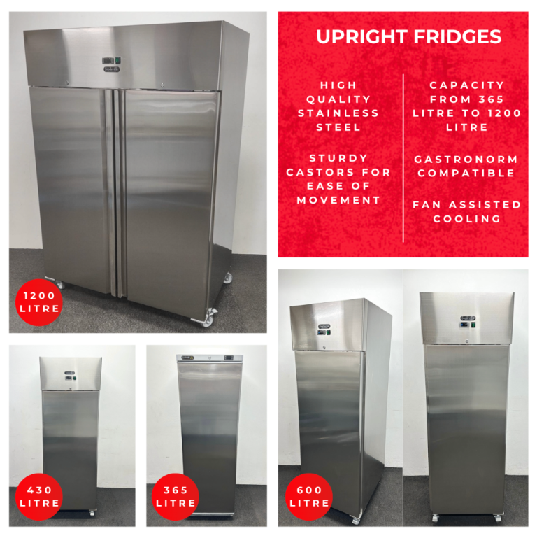 New Commercial Upright Stainless Steel Fridges - Get It NOW & Pay Over 3, 6 or 9 Months!