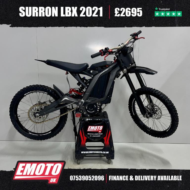 SURRON LBX 2021 Electric Bike LIGHT BEE 60v 40Ah @EmotoUK - Finance Available