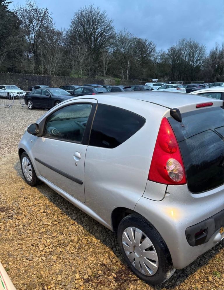 Peugeot 107 1.0 Petrol – 2007 – Silver – Manual – Long MOT
