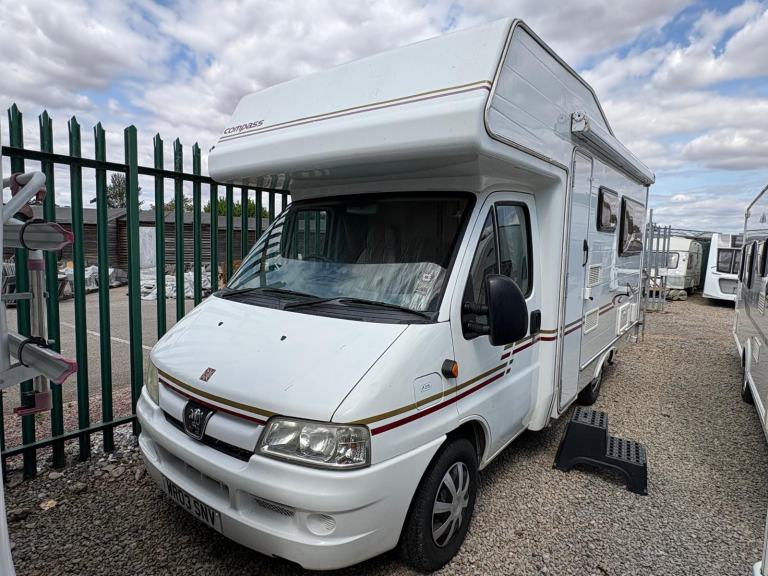 COMPASS AVANTGARDE 400 MOTORHOME -2 BERTH WITH SPACIOUS U SHAPE SEATING AREA