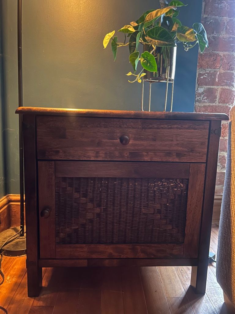 Heavy wooden drawers x 3