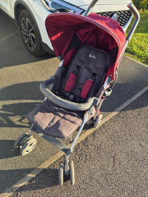Silver cross Reflex buggy red