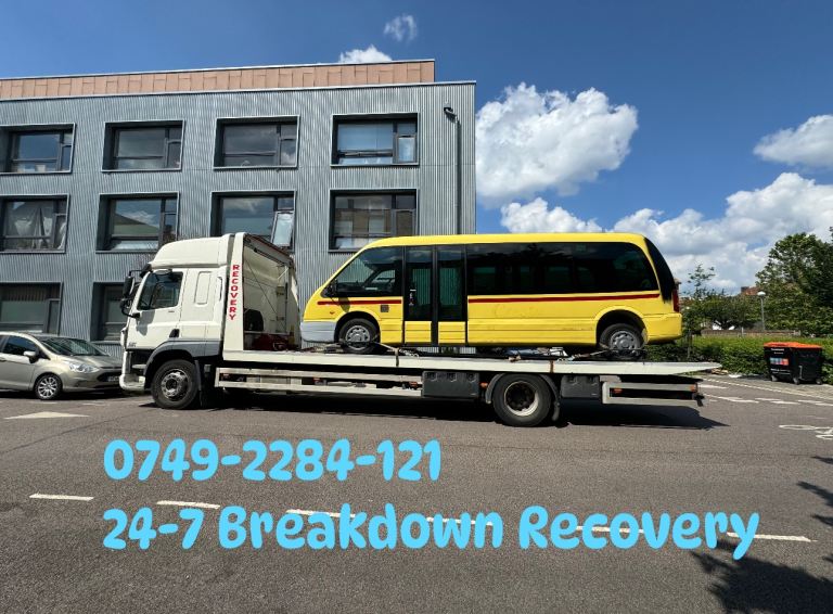 24-7 CHEAP CAR RECOVERY VAN 7.5T BREAKDOWN SERVICE VEHICLE TOW TRUCK TRANSPORT JUMP START NATIONWIDE