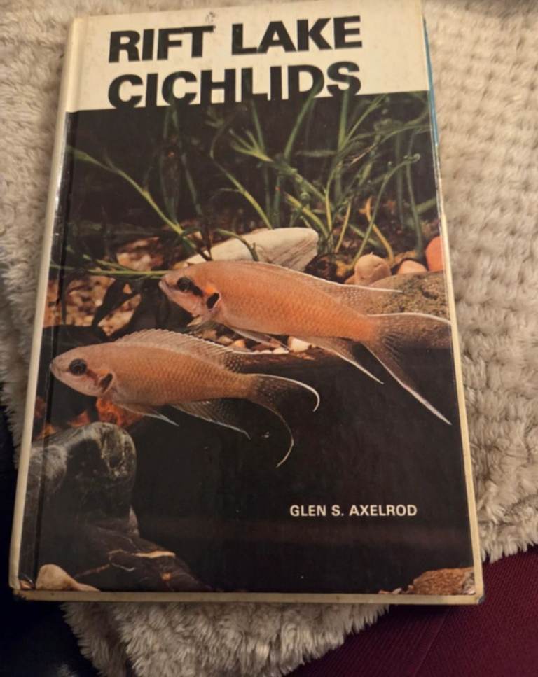 Rift lake cichlids hardback book