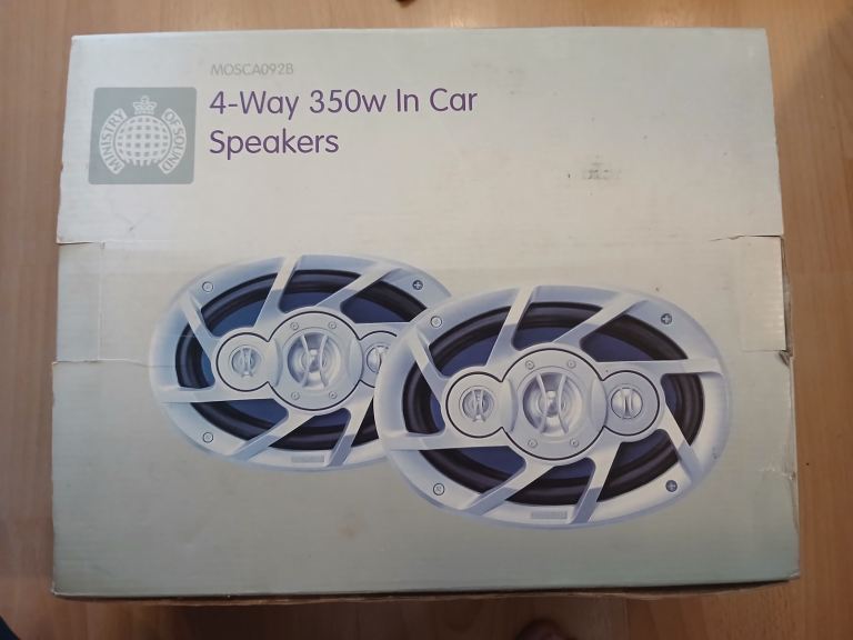 Ministry Of Sound 6X9 350 Watt 4 Way Speakers