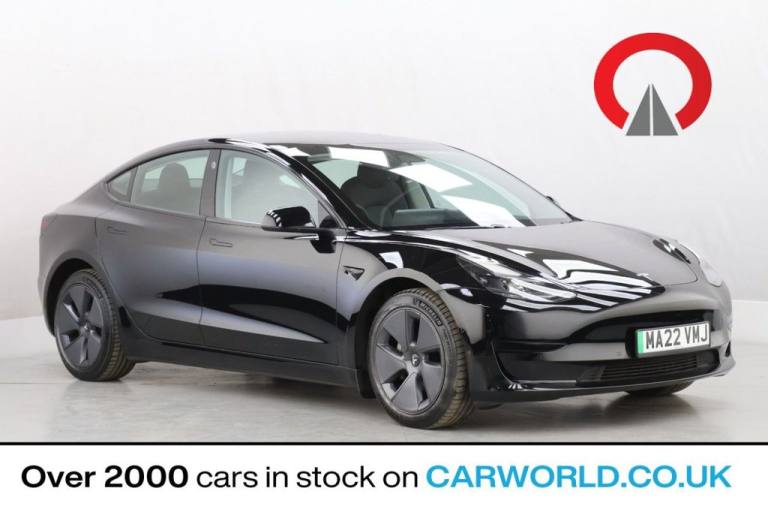 2022 Tesla Model 3 Standard Range Plus Saloon 4dr Electric Auto RWD (241 bhp) Saloon ELECTRIC Aut...