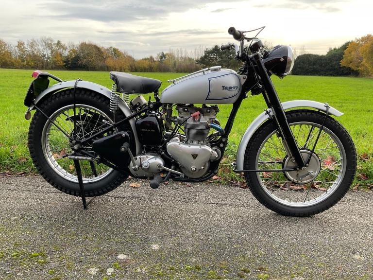 image for 1952 Triumph Trophy (Rigid Frame) – Rare, Well-Restored Example
