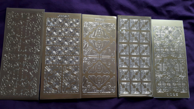 Crafting Gold Corner Stickers x 5