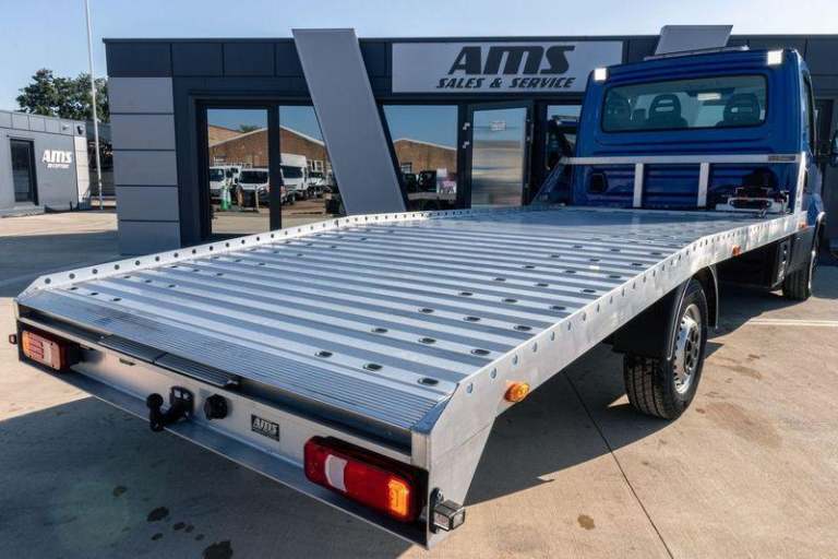 ALUMINIUM RECOVERY TRUCK BODY AMS E-BODY BEAVERTAIL CAR TRANSPORTER