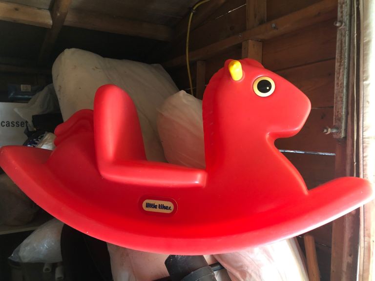 little tikes red rocking horse