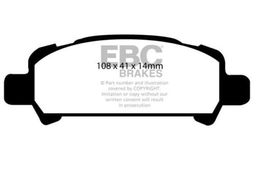 DP31293C EBC REDSTUFF REAR BRAKE PADS TO FIT SUBARU IMPREZA LEGACY