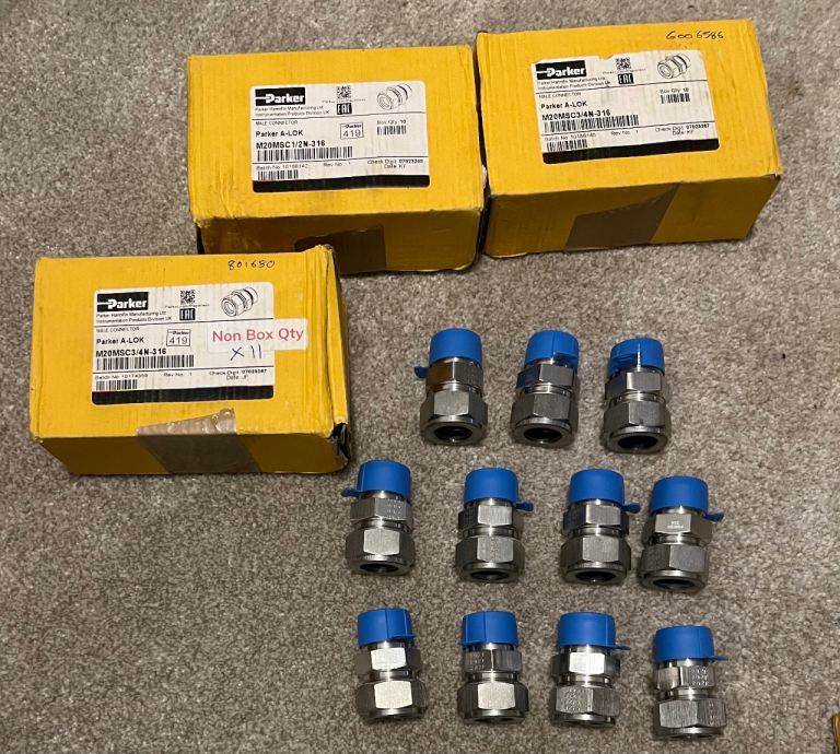 Fittings Parker a lok 