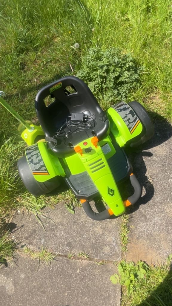 Green Ride-On Toy Kart – Good Condition