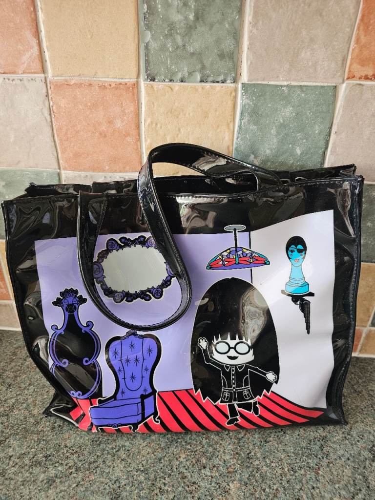 Anna Sui Patent Medium Shoulder Bag