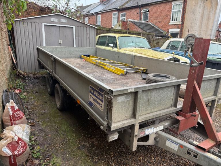 Ifor Williams flatbed trailer