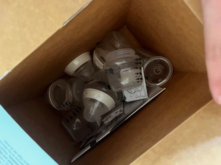 Tommee Tippee Microsteri Microwave Steriliser with Bottles