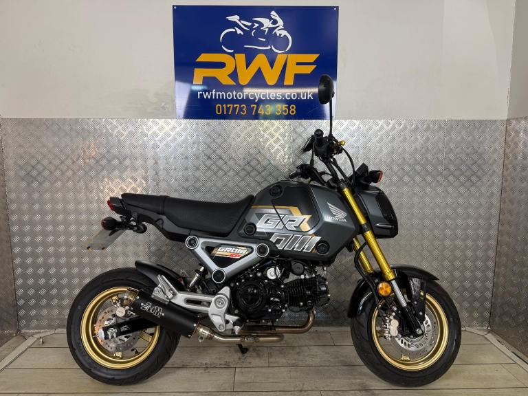 HONDA MSX 125 GROM SP, 2024, ONLY 891 MILES, FSH, SUPERB COND, ZOOM EXHAUST 