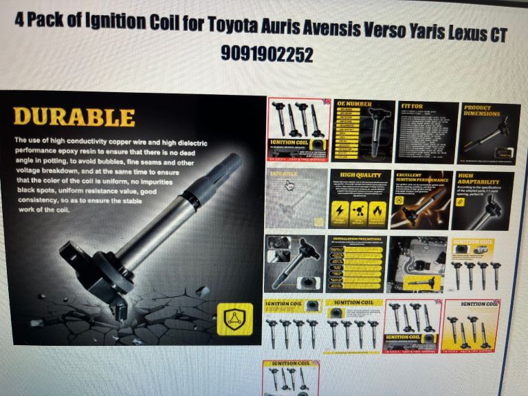 Brand new 4 Ignition coils BARGAIN only £120 for all 4