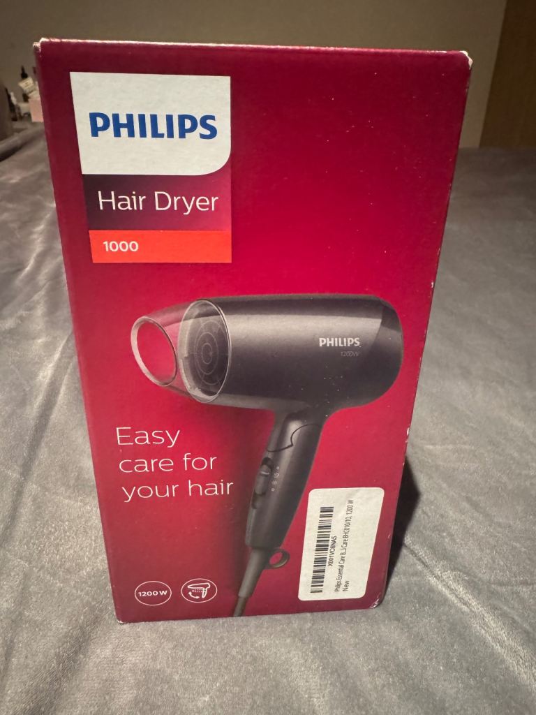 Travel hair dryer
