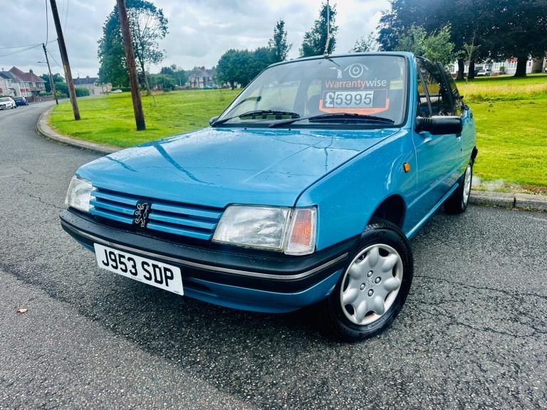 1991 Peugeot 205 1.4 CJ 2dr CONVERTIBLE Petrol Manual