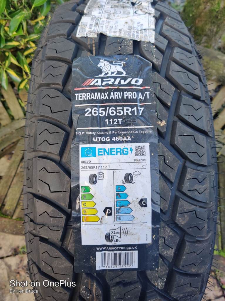 Arivo Terramax All Terrain 265/65 R17 112T M+S Arv Pro A/T
