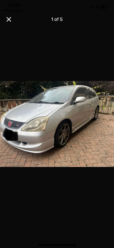 honda civic type r ep3 2005 satin silver breaking 