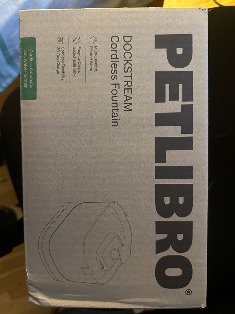 Petlibro dockstream cordless water fountain 