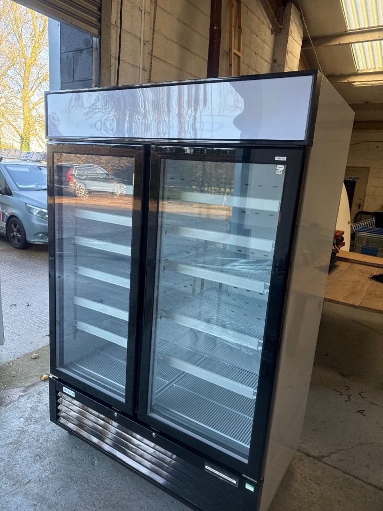 Commercial upright display fridge like new Italian make cafe shop restaurant 