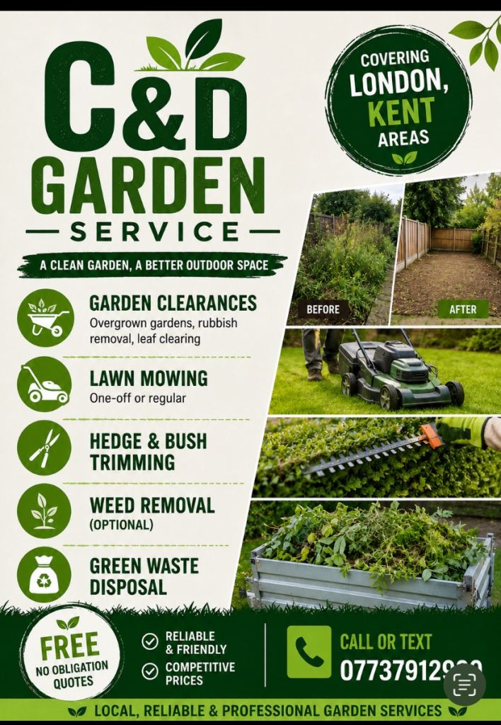 Garden Clearance, Lawn Mowing & Hedge Trimming | London & Kent