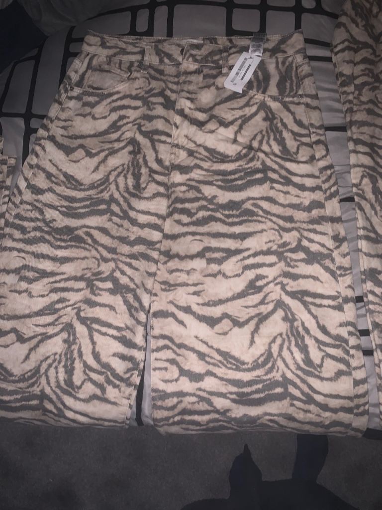 image for Leopard print ladies trousers 