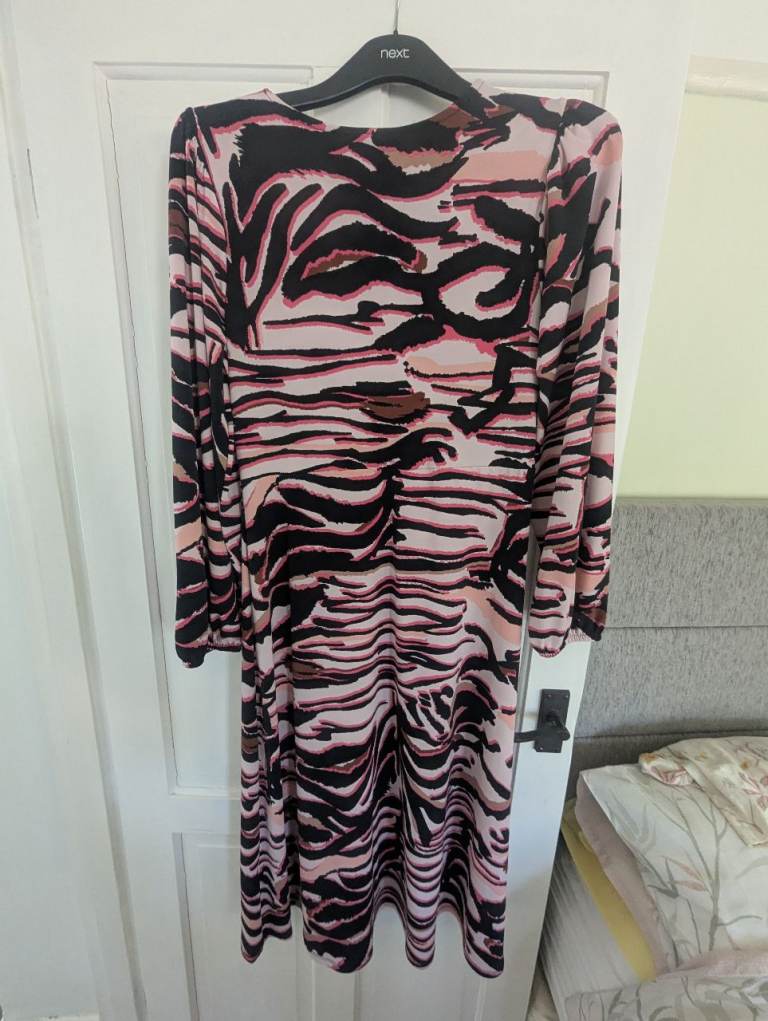 ET VOUS Animal Print Dress – Size 14, New With Tags