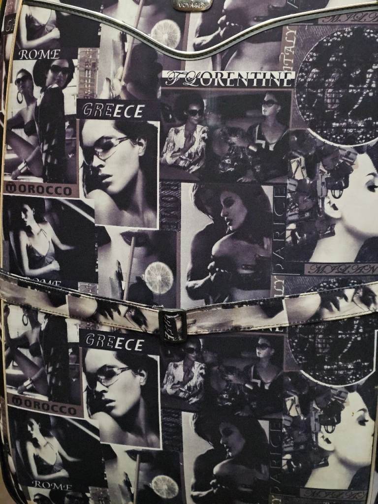 X 2 medium & large suitcases