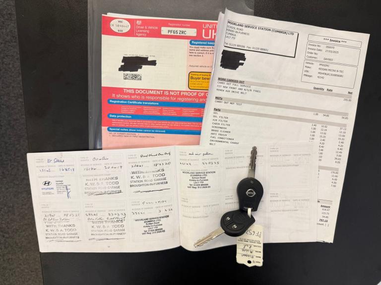 2016 Nissan Micra 1.2 n-tec Hatchback 5dr Petrol CVT Euro 6 (80 ps) Hatchback Petrol Automatic