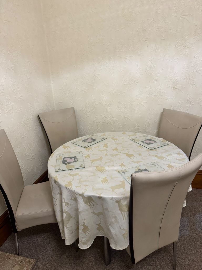 Dining table  and chairs 