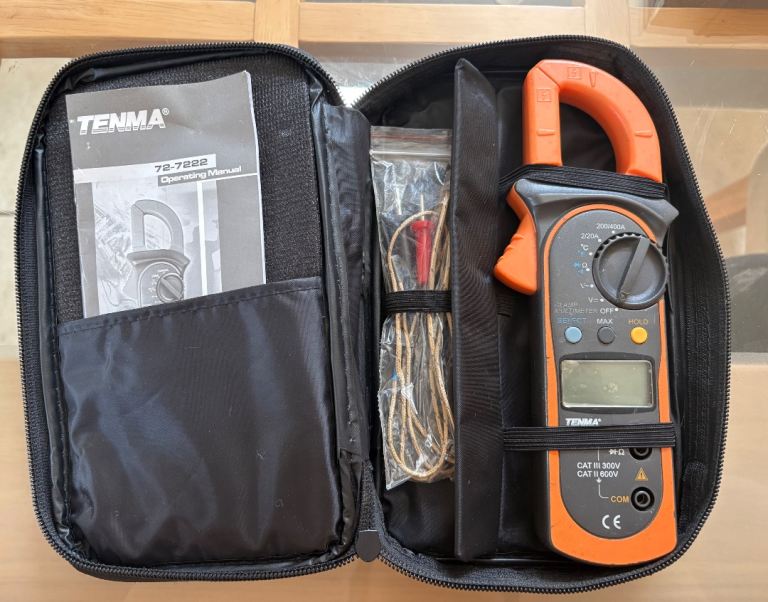 Tenma 72-72222 Digital Clamp Multimeter