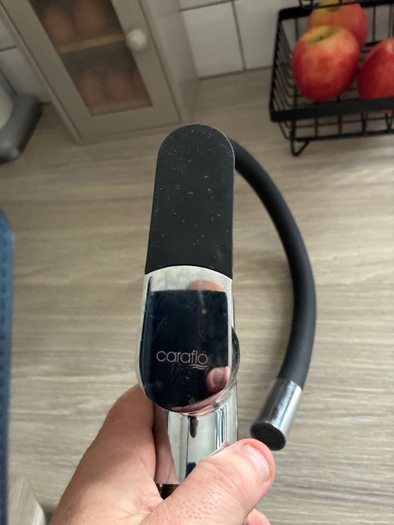Caraflo caravan/motorhome flexible tap black