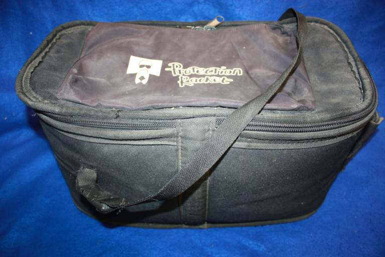 Protection Racket Fleece Lined Bongo Case ~ Model 8113 ~ 19.½in x 11in x 8in ~ £30 ono
