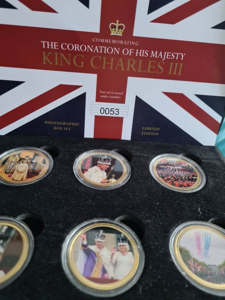 King charles coronation coins set