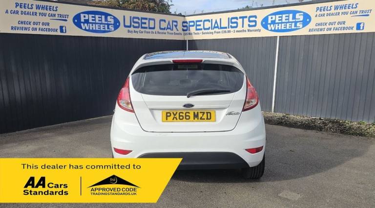2016 66 FORD FIESTA 1.25 ZETEC WHITE EDITION HATCHBACK 3DR PETROL