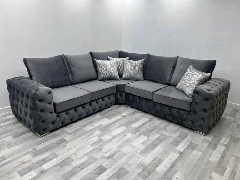 Premium Corner Chesterfield and 2 & 3 Seater Chesterfield Sofa Set | Free Delivery